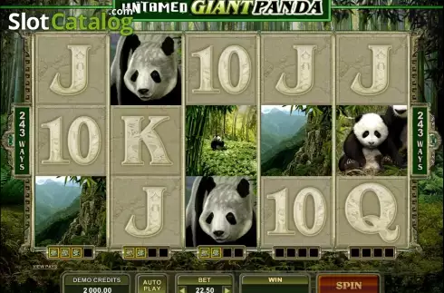 Οθόνη8. Untamed Giant Panda Κουλοχέρης 