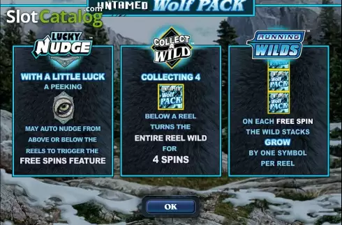 画面2. Untamed Wolf Pack (アンテームド・ウルフ・パック) カジノスロット