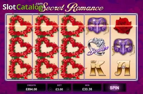 Bildschirm 1. Secret Romance slot