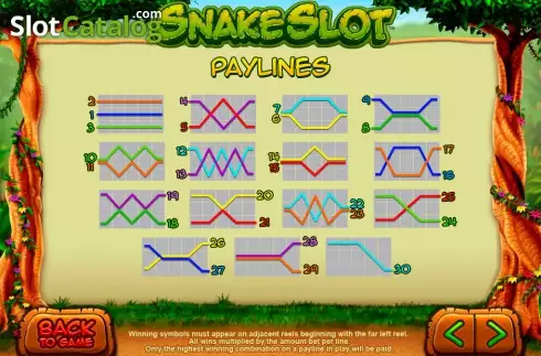 画面3. Snake Slot カジノスロット