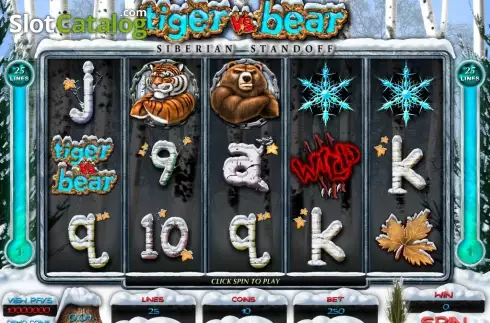 7. Tiger vs Bear カジノスロット
