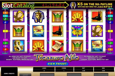 Screen3. Treasure Nile slot