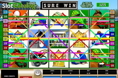 Ecran4. Sure Win slot
