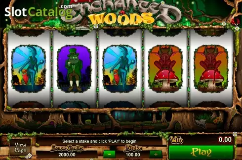 Skärmdump4. Enchanted Woods slot