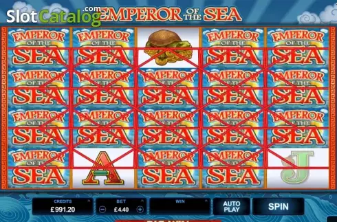 Tela 7. Emperor of the Sea slot