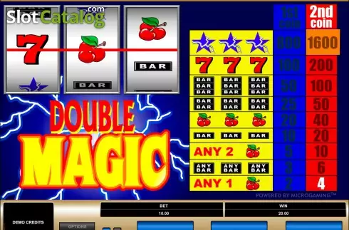 Ekran3. Double Magic (Games Global) yuvası
