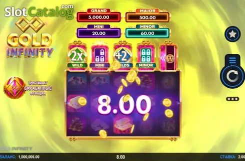 画面3. Gold Infinity カジノスロット