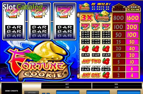 Bildschirm2. Fortune Cookie slot