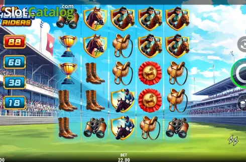 Bildschirm2. Royal Thunder Riders slot