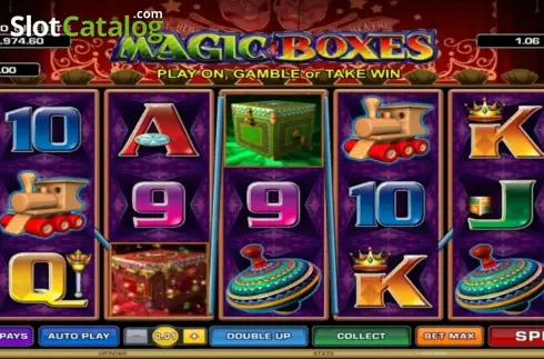 Ecranul 2. Magic Boxes slot