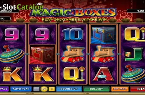 Ecranul 5. Magic Boxes slot