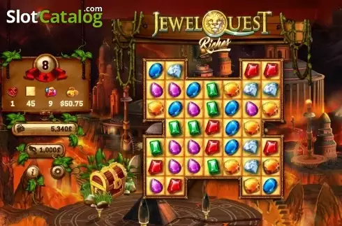 Screen 2. Jewel Quest Riches slot