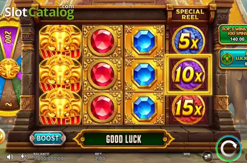 Pantalla2. Treasure Gems Tragamonedas