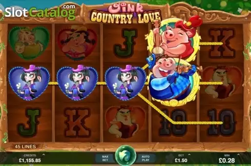 Screen 3. Oink: Country Love slot