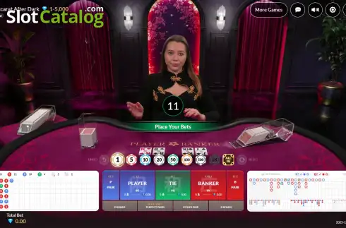 Schermo2. Baccarat After Dark slot