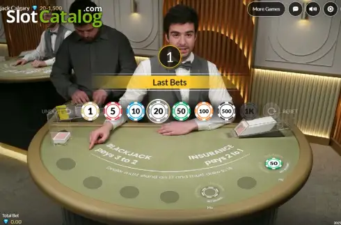 Skärmdump3. Blackjack Calgary slot