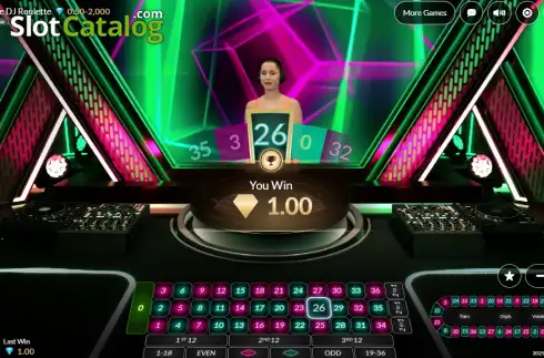 Dance DJ Roulette demo. Dance DJ Roulette slot