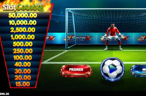 Bildschirm2. SoccerX slot