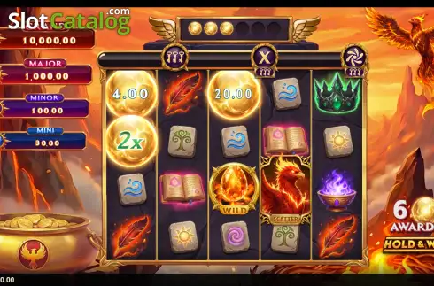 Pantalla2. Phoenix Blaze Tragamonedas