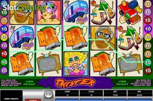 画面3. Twister カジノスロット
