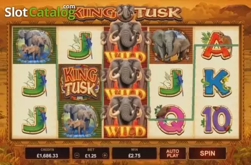 Win Screen 2. King Tusk slot
