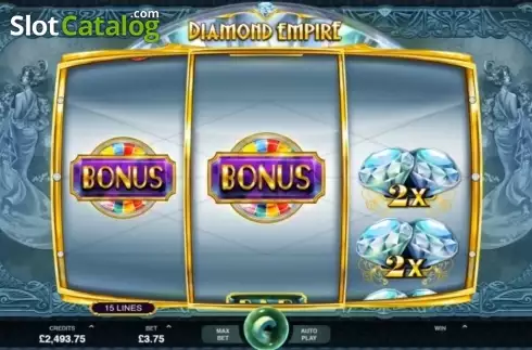 Bildschirm2. Diamond Empire slot