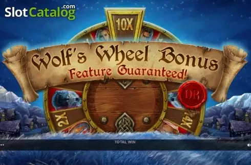 Bonus wheel screen. Wicked Tales: Dark Red slot