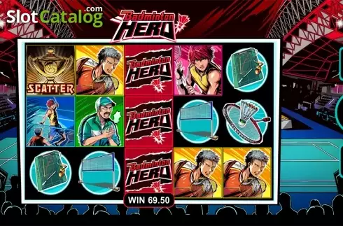 Bildschirm3. Badminton Hero slot