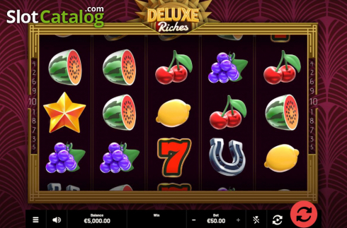 Reel Screen. Deluxe Riches slot