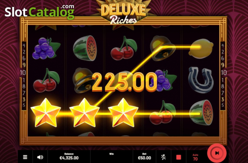 Win Screen 4. Deluxe Riches slot