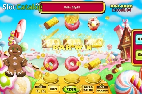 Win Screen. Candy Barx slot