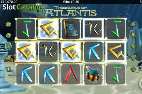 画面4. Thesaurus Of Atlantis カジノスロット