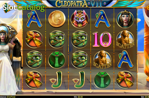 Bildschirm2. Cleopatra VII slot