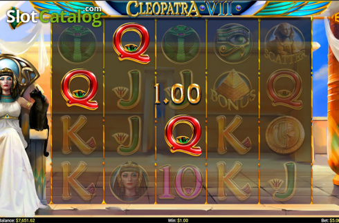 Game workflow 2. Cleopatra VII slot