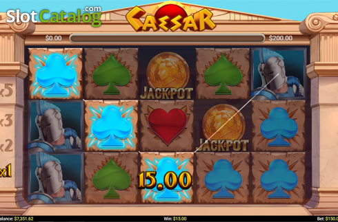 Game workflow . Caesar (Mobilots) slot