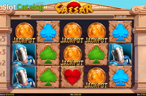 Game workflow 2. Caesar (Mobilots) slot
