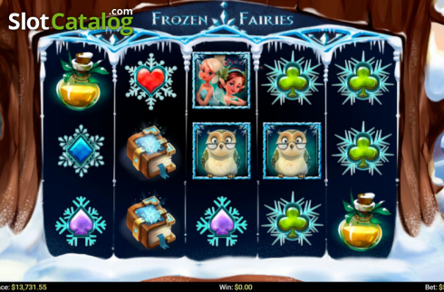 Reel Screen. Frozen Fairies slot