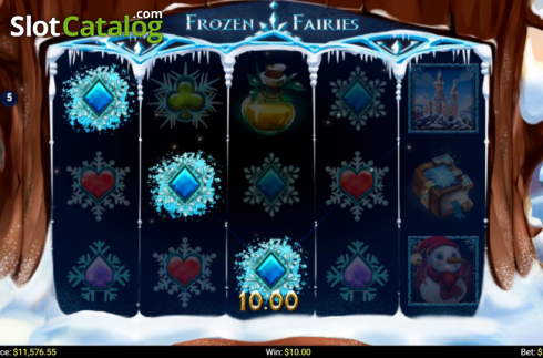 Win Screen 1. Frozen Fairies slot
