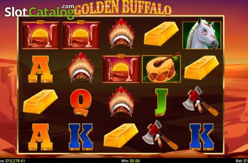 Reel Screen. Golden Buffalo (Mobilots) slot
