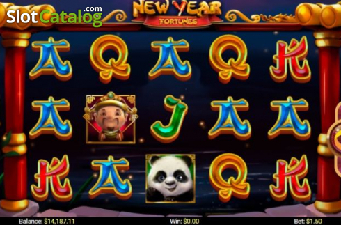 Скрин2. New Year Fortunes слот