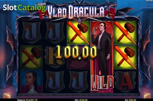 Bildschirm4. Vlad Dracula slot