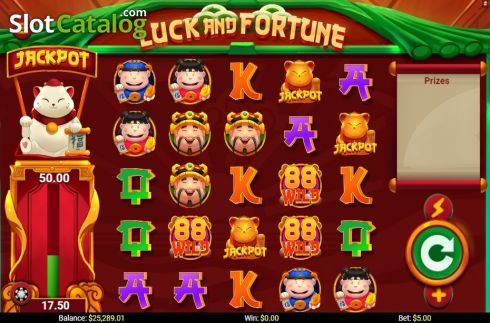 Schermo2. Luck and Fortune slot