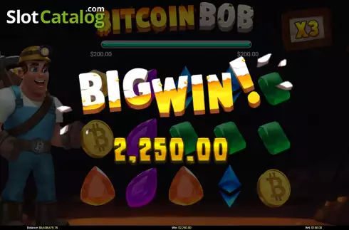 Big Win. Bitcoin Bob slot