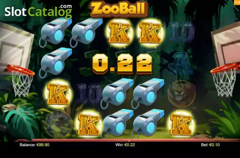 Win screen. ZooBall slot