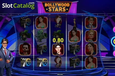 Win Screen. Bollywood Stars (Mplay) slot