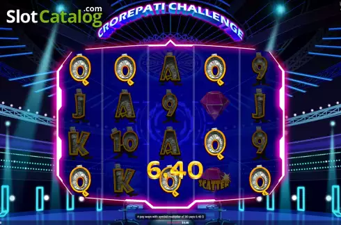 Win Screen. Crorepati Challenge slot