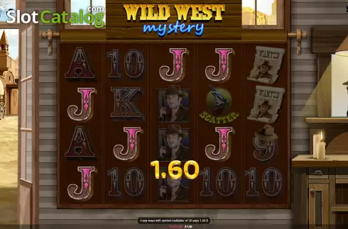 Win Screen 4. Wild West Mystery slot
