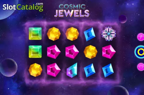 Reel Screen. Cosmic Jewels (Mplay) slot