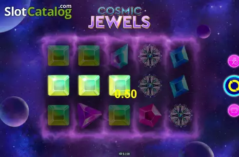 Win Screen 2. Cosmic Jewels (Mplay) slot