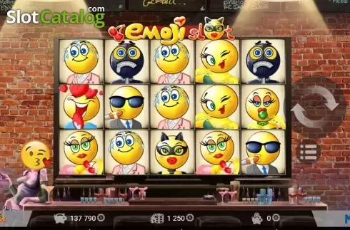 Écran4. Emoji Slot Machine à sous